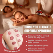 Electric Cupping Therapy Machine, 3 in 1 Cellulite Massager, Smart Dynamic Cupping Therapy Set, Rechargeable Gua Sha Cupping Massager, For Shoulders, Back and Neck, Various Areas