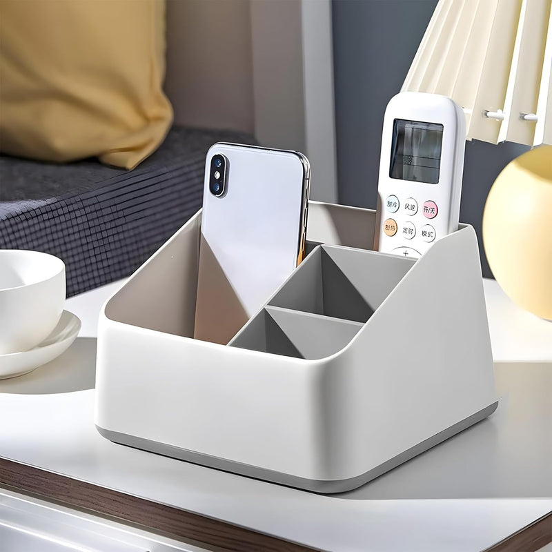 Joyzzz Remote Control Holders, Plastic Office Stationery Supplies Organizers, Multi-purpose Pen Pencil Holder, Modern Desk Organizer, Makeup Brushes Organizer for Office Home