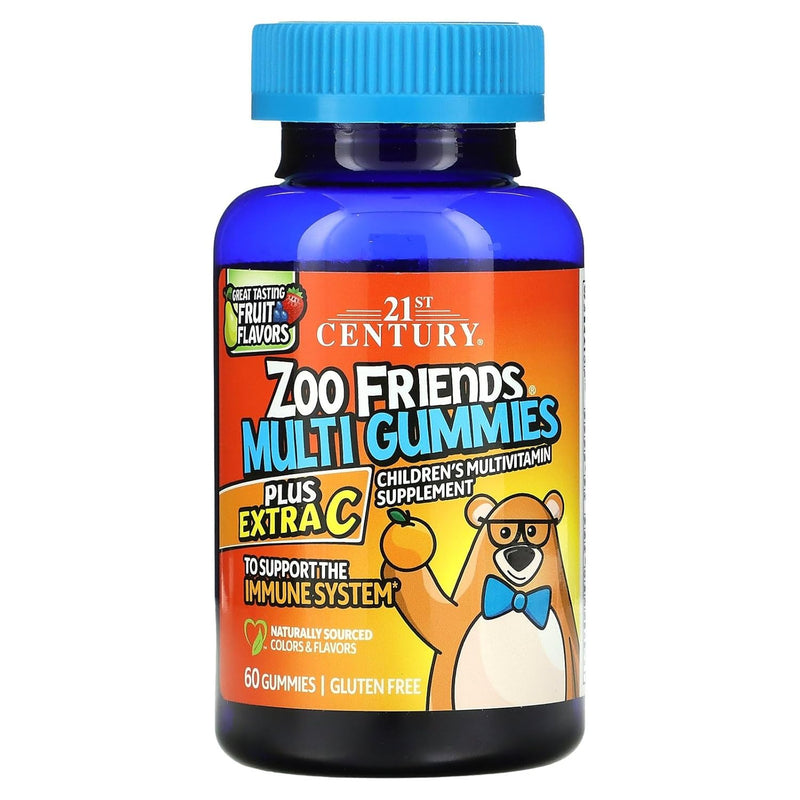 21st Century Mimi Bears Plus Extra C Chew - 60 Tablets