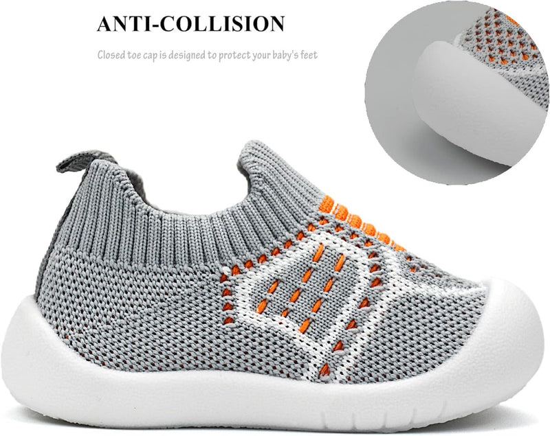 OAISNIT Baby Boy Girl Shoes Breathable Mesh Sneakers Lightweight Non-Slip Toddler Walking Shoes Infant First Walkers 6-24 Months