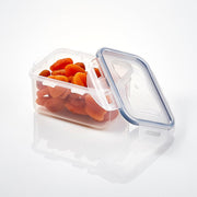 LocknLock 350ml Rectangular Airtight Food Storage PACK OF 3 - BPA-Free, Microwave, Freezer, and Dishwasher Safe