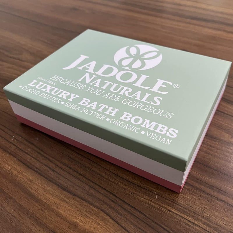 Jadole Naturals Luxury Organic Bath Bombs Gift Set- 12 Pieces With Rich Colorful Bubbles & Flavor I Infused Natural Essential Oil Bath Bombs Set for Relaxation, Stress Relief & Skin Moisturizing