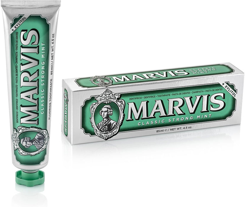 Marvis Classic Toothpaste, Strong Mint (3 x 85ml)