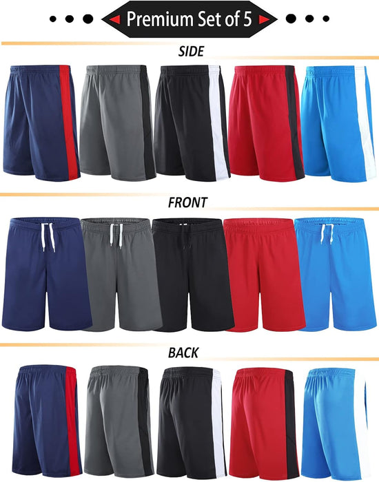 Liberty Imports mens Athletic Mesh Shorts With Pockets Shorts