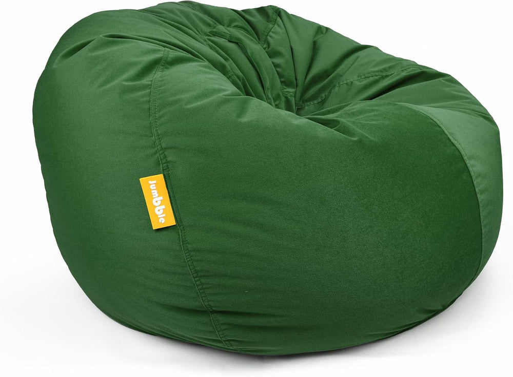 Nest Soft Suede Bean Bag with Filling Cozy Bean Bag Best for Lounging Indoor Kids & Adult Soft Velvet Fabric Filled with Polystyrene Beads (Light Pink, Large)