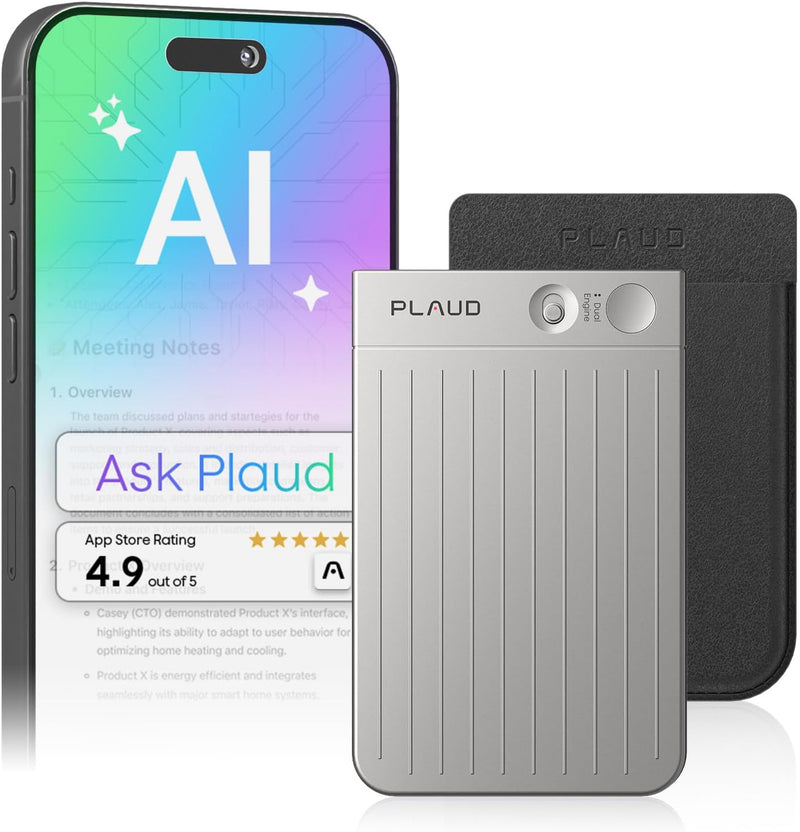PLAUD Note Pin Starlight PLA-NB100-L - Silver