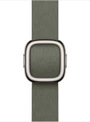 Watch Band - Modern Buckle - 42mm - Caramel - Small - Sage Grey Large