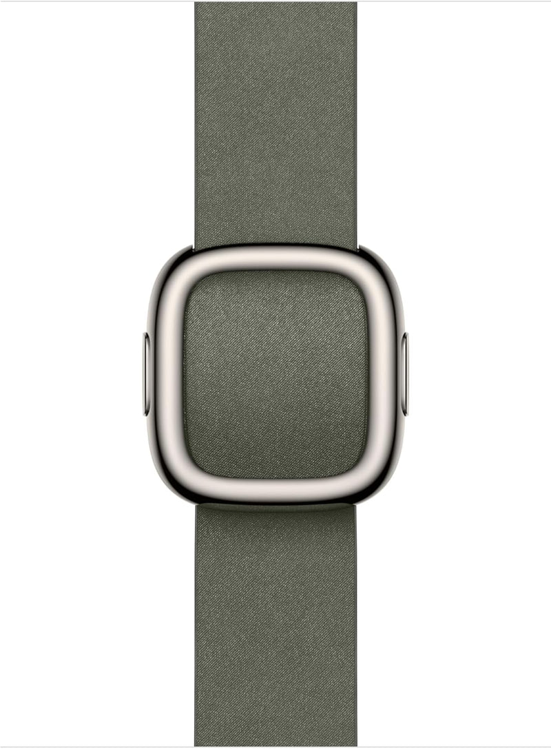 Watch Band - Modern Buckle - 42mm - Caramel - Small - Sage Grey Large