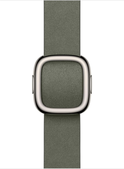 Watch Band - Modern Buckle - 42mm - Caramel - Small - Sage Grey Large