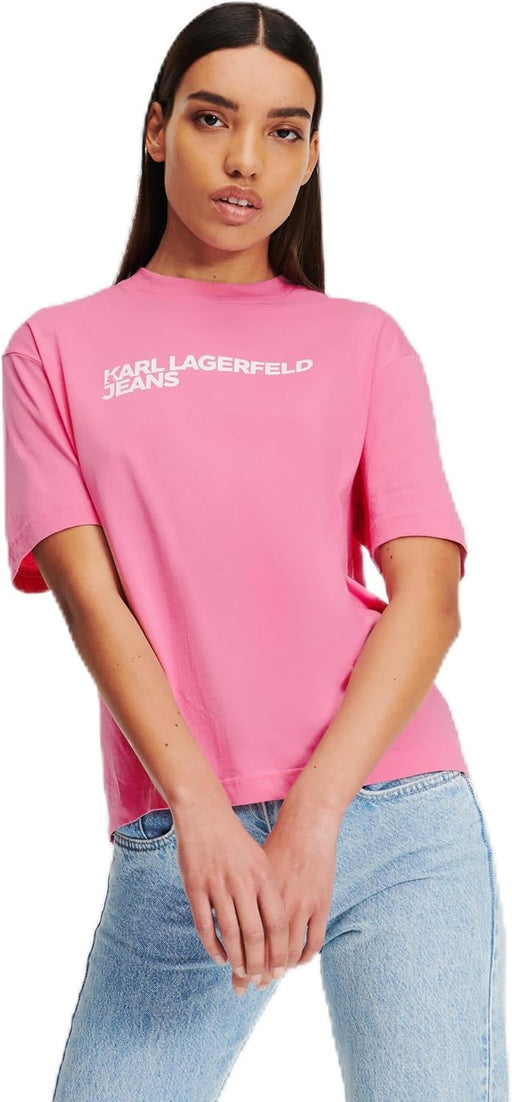 Women's Klj Regular Sslv Tee T-Shirt - Moonlite Mauve