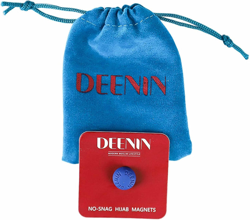 DEENIN No-Snag Premium Hijab Magnets, Multi-Use, Strong, and Chic | Hijab Magnets, Refrigerator Magnets, Clothing Magnets (Pack of 6), Metal, no gemstone