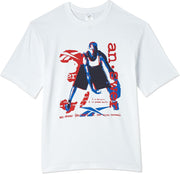mens BB IVERSON GRAPHIC TEE T-Shirt - WHITE