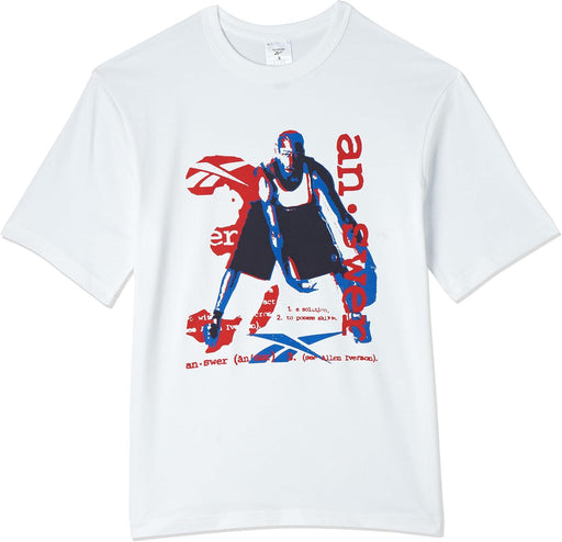 mens BB IVERSON GRAPHIC TEE T-Shirt - WHITE