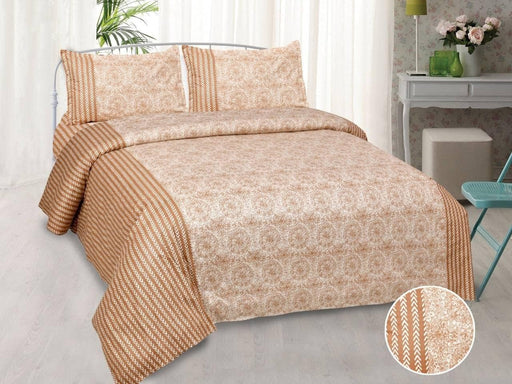 SUFAYA FAB Printed Indian Sanganer Cotton Premium Big Size Bedsheets for Modern Look(108x108) inches,Pillow (17x27) inches