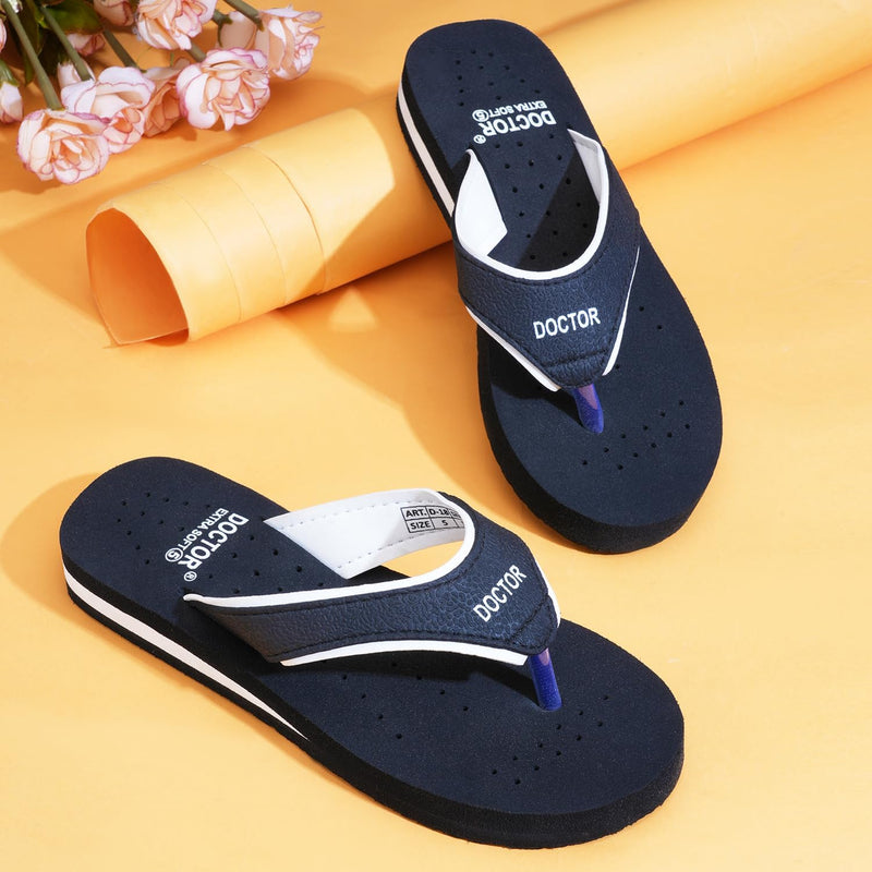 DOCTOR EXTRA SOFT Ortho Care Diabetic Orthopaedic Pregnancy Super Comfort Dr Flipflops and House Slippers For Women's and Girl's D-18