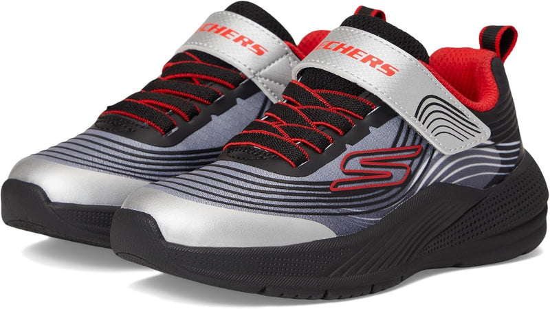 MICROSPEC ADVANCE boys Shoes - BLACK SILVER