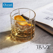 OCEAN TRAZE FTR (FUTURE) DOUBLE ROCK GLASS, 350 ML, 2 PCS SET, P0366302