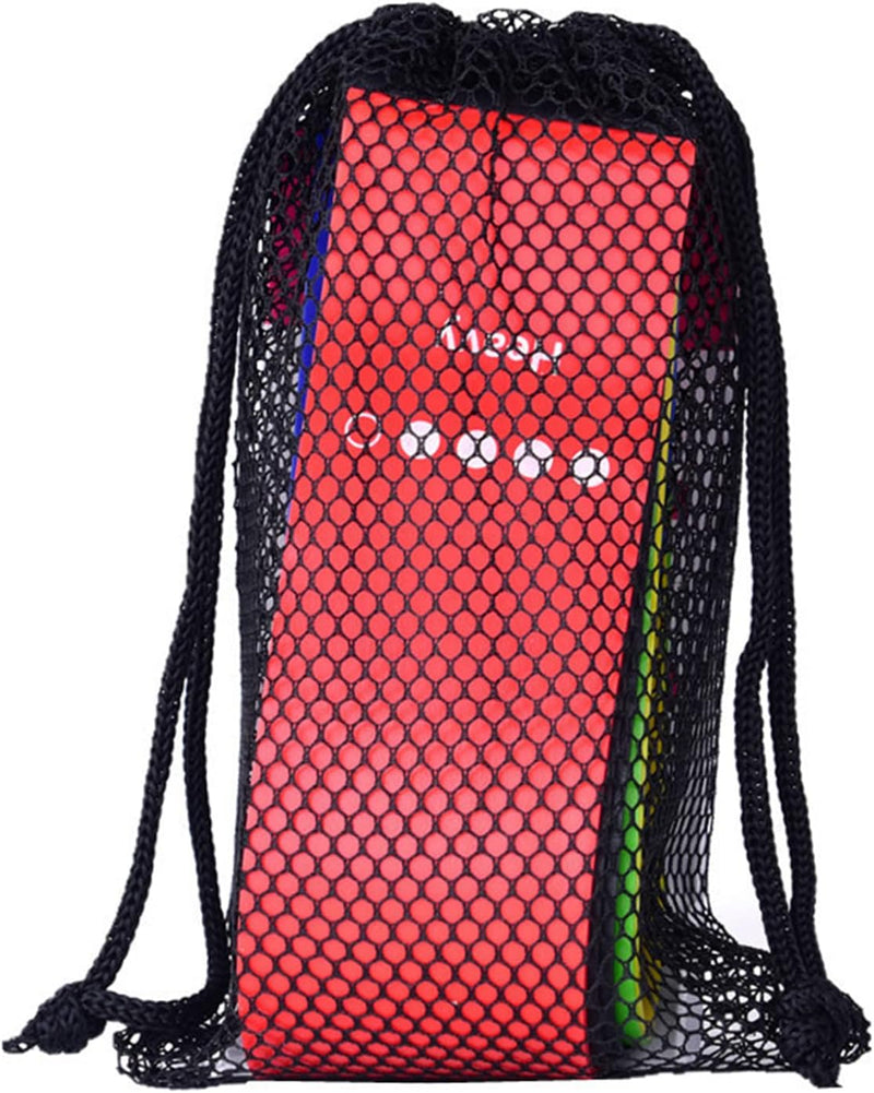 Ororitoli ECVV 6Pcs Resistance Bands Exercise Bands For Woman Yoga Resistance Loop Bands For Legs And Butt Workout Bands For Home Gym Fitness 5 Set With Bag, Black,Red,Blue,Yellow,Green