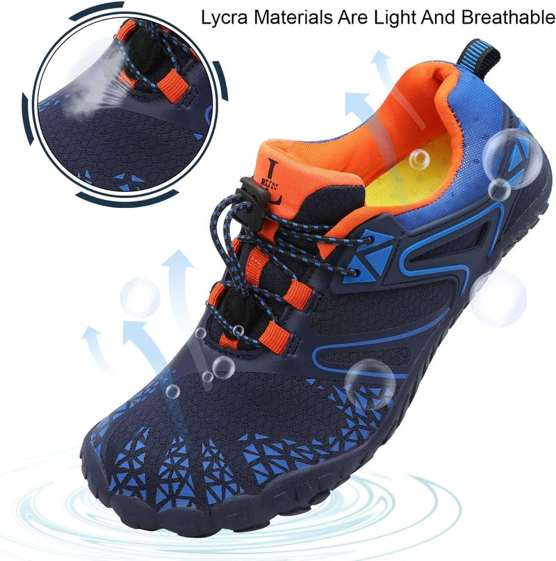 L-RUN Water Shoes Womens Mens Outdoor Quick Dry Barefoot Beach Swim Surf Diving Summer Sports Aqua Shoes