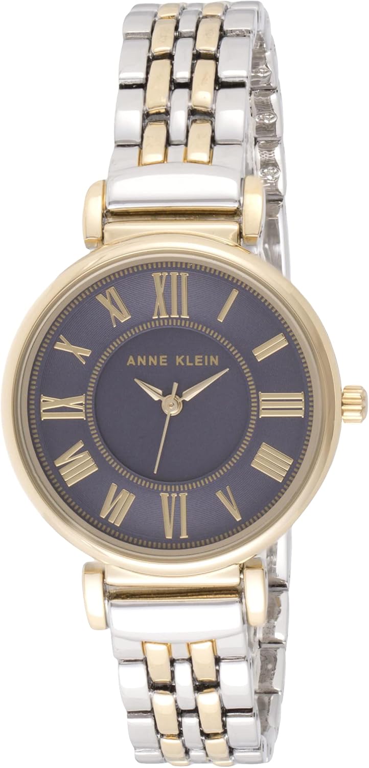 Women's Bracelet Watch - Two Tone/Navy Blue