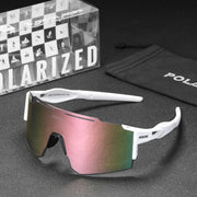 RINKUOLYO Sports Polarized Sunglasses for Men and Women Viper Sunglasses for Cycling Running Driving, M