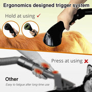 Pet Vacuum Grooming Brush Hair Remover Shedding Deshedding Attachment Tool Kit for Dogs and Cats (black)