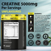 Balsa Nutrition Creatine Monohydrate Powder- 300g, 5g Per Serving (Unflavored) Supports Muscle Strength, Workout & Performance Recovery, Produce Energy, Immune Booster Non- GMO