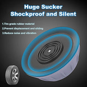 Dadop 4Pcs Anti Vibration Pads for Washing Machine and Dryer Shock and Noise Cancelling Washing Machine Support Prevent Moving Shaking Walking Universal Size