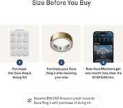 Oura Ring 4 Sizing Kit - Size Before You Buy - Unique Sizing Classification for Smart Rings - Receive Credit for Purchase