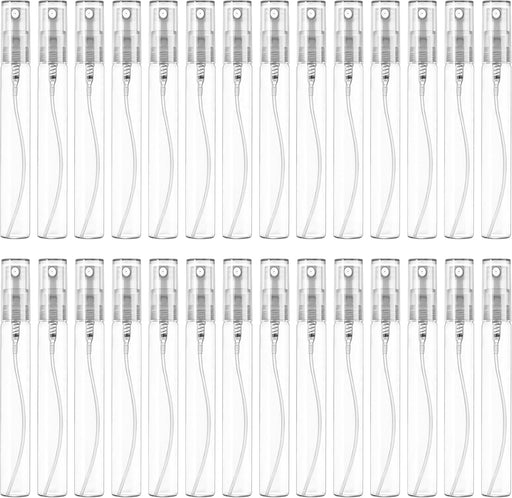 Mini Spray Bottle 10ml, Refillable Glass Spray Bottle, Glass Bottle Atomizer, Perfume Mouthwash Atomizer for Cleaning Refillable Container for Travel, Essential Oils, Perfume 40 Pcs, 10ml - 40PCS,10ML