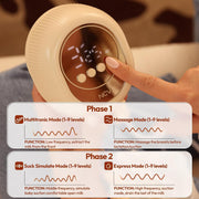NCVI Double Electric Breast Pump, 4 Modes & 9 Levels, USB Rechargeable 2200mAh Battery, Low Noise, BPA-Free, LED Display - 8128