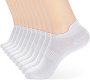 ATBITER Unisex Adult Athletic Socks Socks - 10 Pairs-white