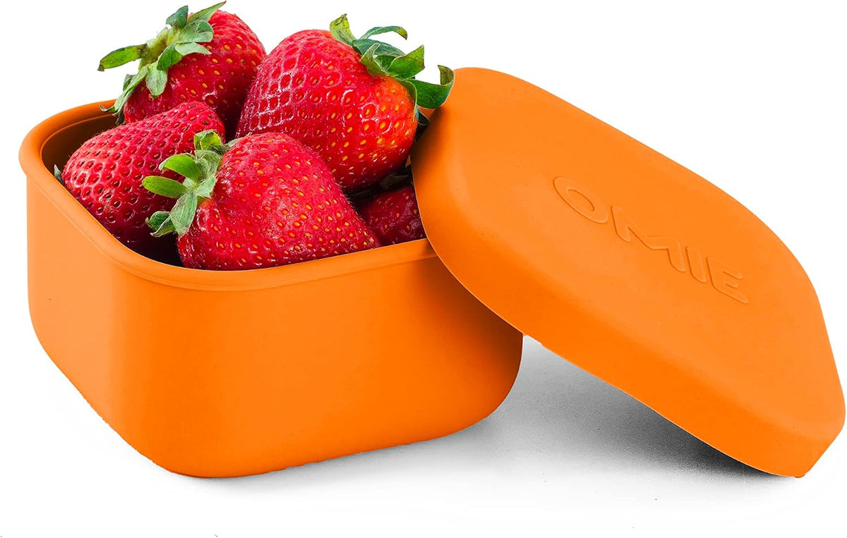 OmieBox Silicone Leakproof Snack Containers To Go, Food Storage Containers with Lid - BPA Free, Airtight, Dishwasher and Freezer Safe, Oven Safe - 9.4 ounces – image 3