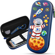 Pencil Case Organizer, Large Capacity Pencil Pouch, 3D EVA Pencil Bag, Cute Pencil Pen Box for Girls and Boys, Teens, and Students (Astronaut)