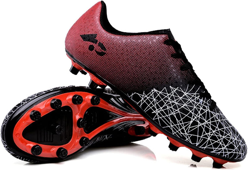 Football Boots Kids,FG/AG Soccer Athletics Training Shoes Men's Women's,Spikes Cleats Football Athletic Sneakers Boys Girls,Competition Trainers Fitness For Adult Youth,30-45 Size