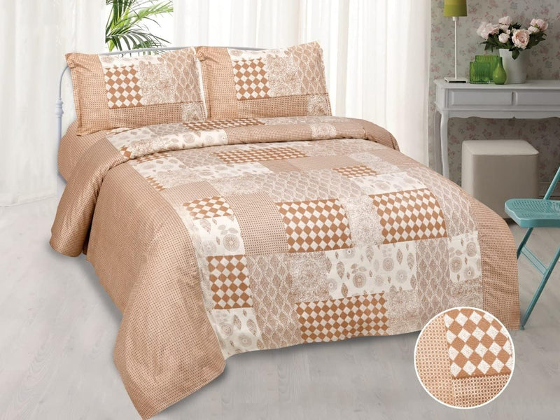 SUFAYA FAB Printed Indian Sanganer Cotton Premium Big Size Bedsheets for Modern Look(108x108) inches,Pillow (17x27) inches