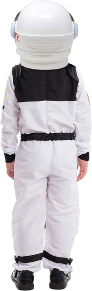 Astronaut NASA Pilot Costume with Movable Visor Helmet for Kids