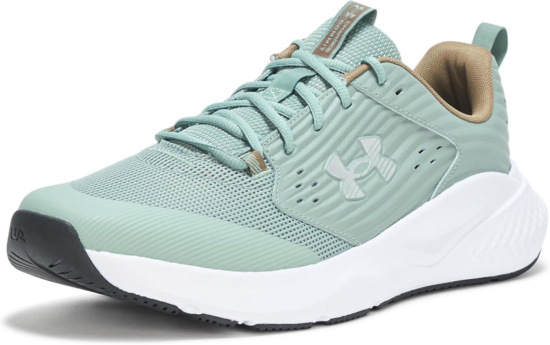 Charged Commit Tr 4 mens Shoes - (349) Silica Green/Bayou/Metallic Silver