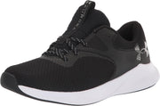 Charged Rogue 3 womens Running Shoe - Black / Black / Metallic Warm Silver