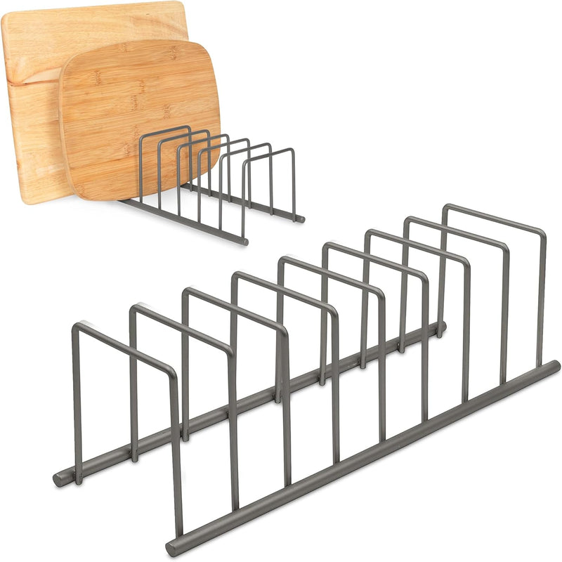 Spectrum Diversified EUro Lid Organizer Silver 32070, L - Industrial Gray 1 Count