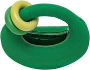 Women's Abacus Top Handle Bag - Grass Green-a