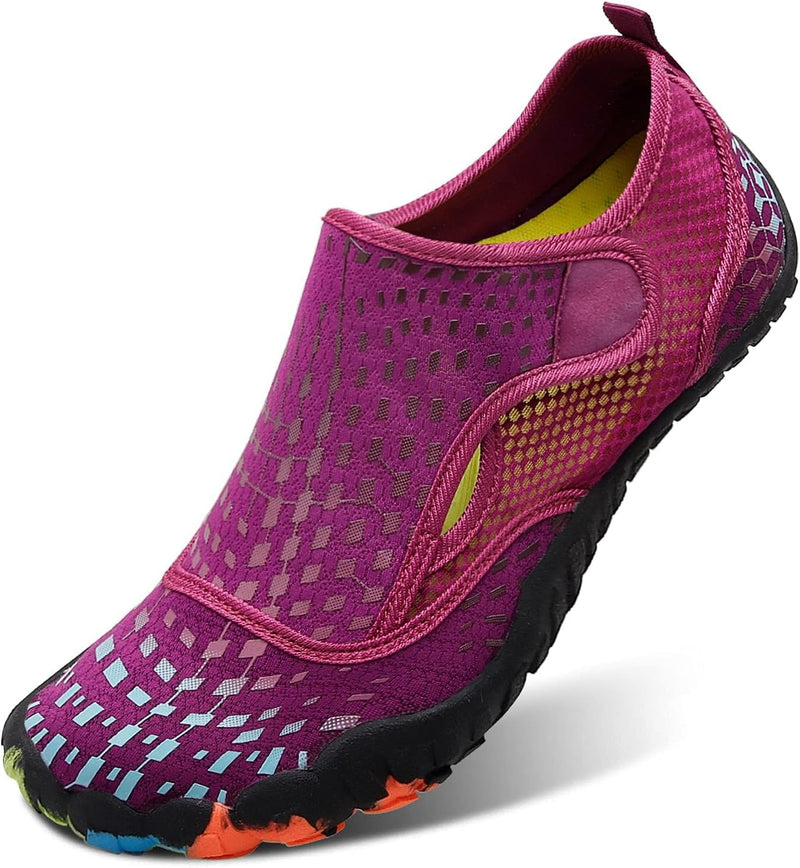 L-RUN Water Shoes Mens Womens Outdoor Quick Dry Aqua Barefoot Beach Shoes for Swim Surf Diving Summer Water Sports