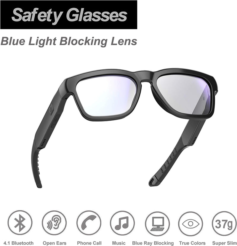 OhO sunshine OhO Bluetooth Sunglasses,Voice Control and Open Ear Style Smart Glasses Listen Music and Calls with Volume UP and Down,Bluetooth 5.0 Audio Glasses and IP44 Waterproof, unisex-adult