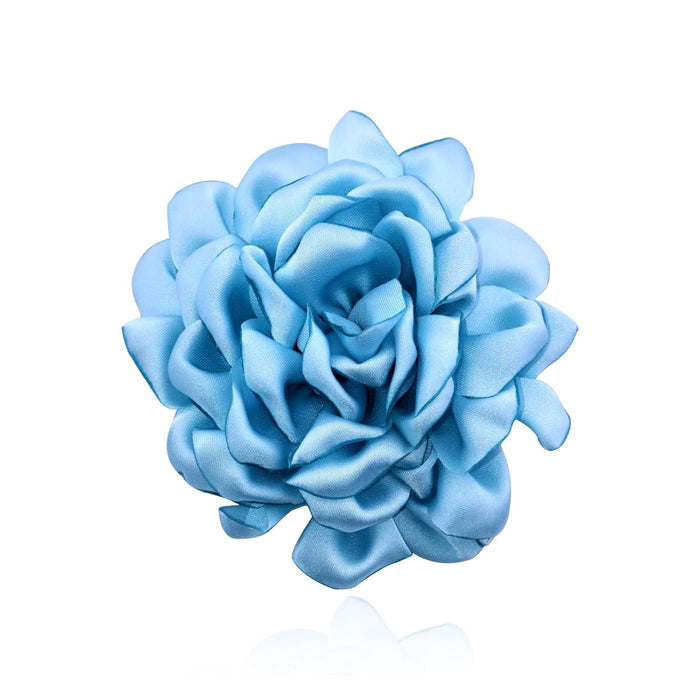 CSIYANJRY99 Dainty Fabric Rose Flower Large Brooch Lapel Pins Delicate Elegant Handmade Flower Brooches Pin Classic for Wedding Party Dance Banquet for Women Dress Suit Ceremony Clothes Accessories