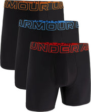 Under Armour mens Ua Performance Tech Boxerjock 6in 3-pack Boxer Briefs (pack of 3)