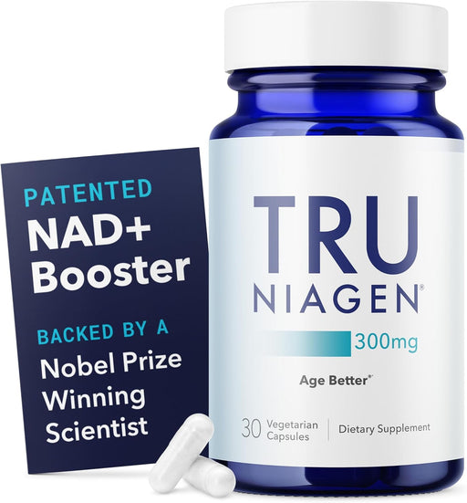 TRU NIAGEN - Patented Nicotinamide Riboside NAD+ Supplement. NR Supports Cellular Energy Metabolism & Repair, Vitality, Healthy Aging of Heart, Brain & Muscle - 30 Servings / 30 Capsules - Pack of 1
