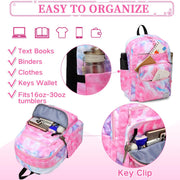 VASCHY School Backpack for Women, Unisex Large Bookbag Schoolbag Casual Daypack for High School/College/Teens/Travel/Work
