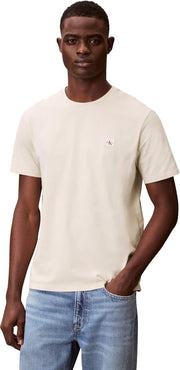 Mens SS BADGE 30S JERSEY Tees - Oatmeal