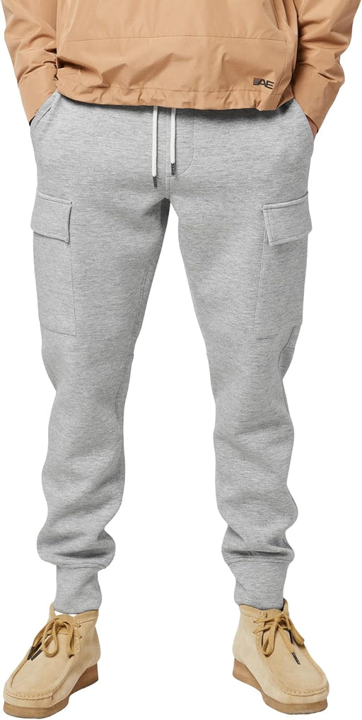 Mens AE 24/7 Good Vibes Cargo Jogger Sweatpants - GREY