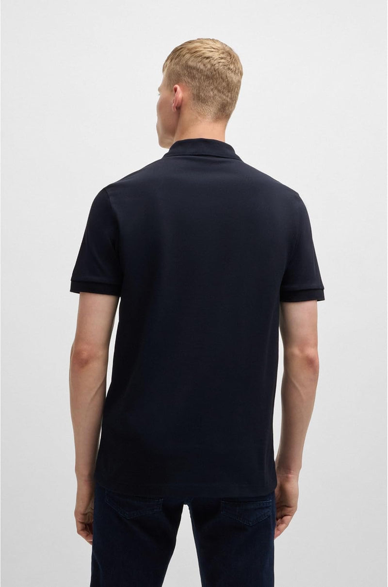 BOSS Men's Passenger Slim Fit Stretch Cotton Polo Shirt with Logo Patch